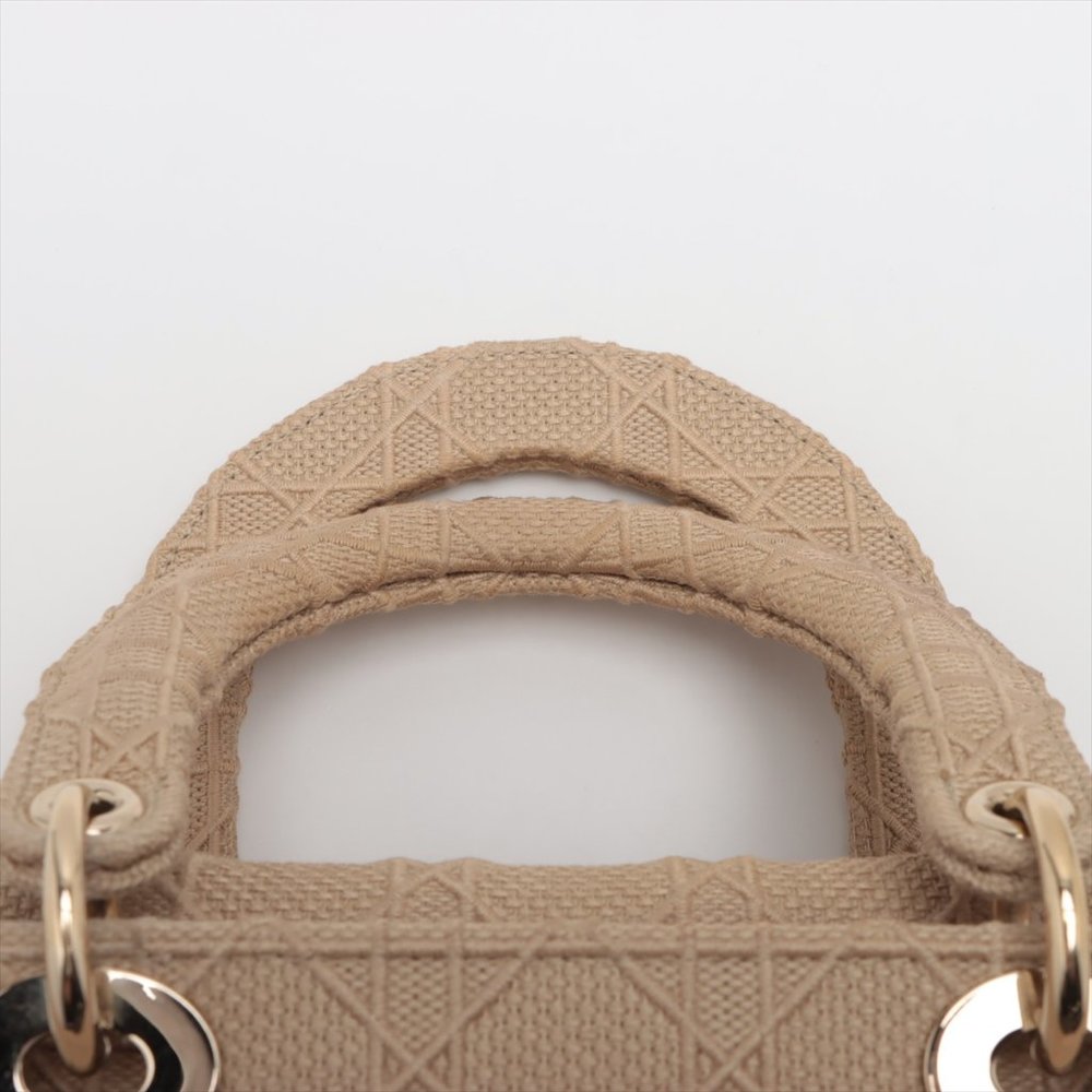 Christian Dior Cannage Lady Dior Handbag Beige - Picture 6 of 14